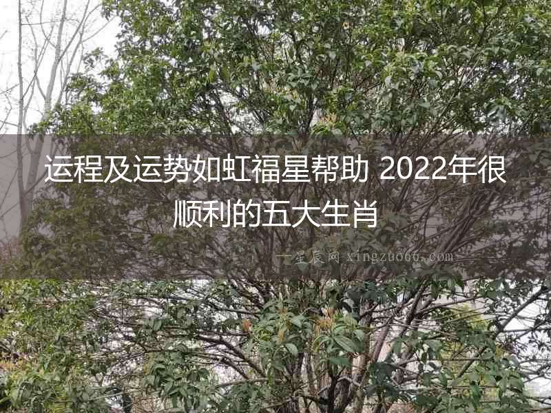 運程及運勢如虹福星幫助 2022年很順利的五大生肖