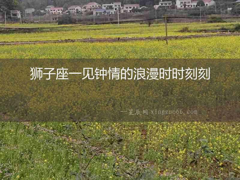 獅子座一見鐘情的浪漫時(shí)時(shí)刻刻