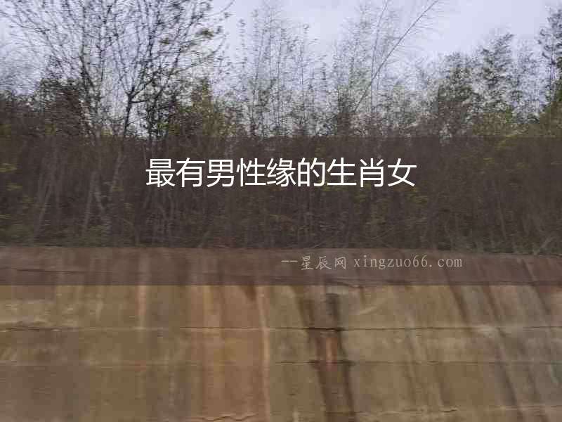 最有男性緣的生肖女