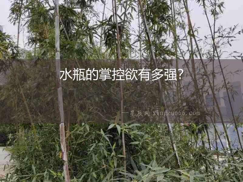 水瓶的掌控欲有多強？