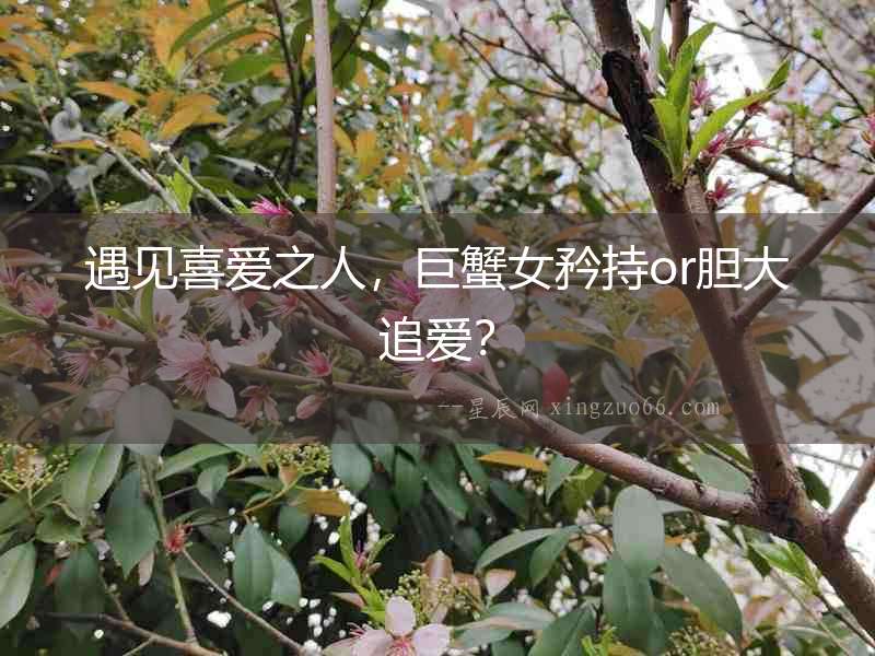 遇見喜愛之人，巨蟹女矜持or膽大追愛？