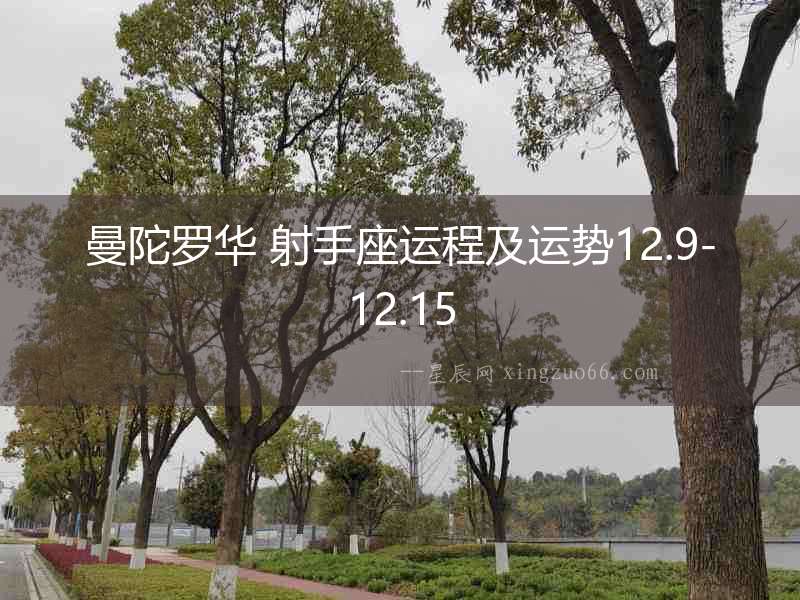 曼陀羅華 射手座運(yùn)程及運(yùn)勢(shì)12.9-12.15