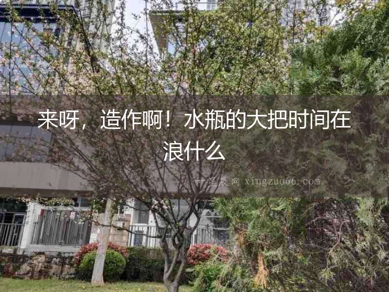 來呀，造作啊！水瓶的大把時間在浪什么