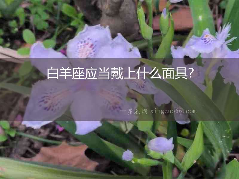 白羊座應(yīng)當(dāng)戴上什么面具？