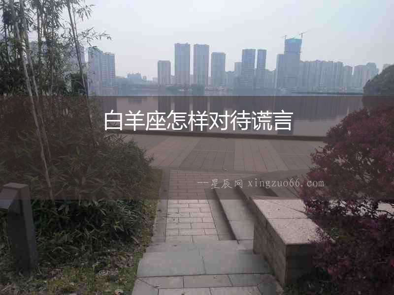 白羊座怎樣對(duì)待謊言