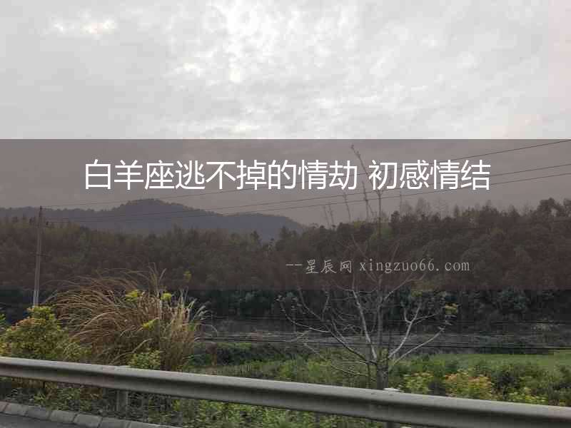 白羊座逃不掉的情劫 初感情結(jié)