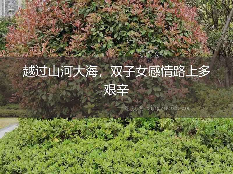 越過山河大海，雙子女感情路上多艱辛