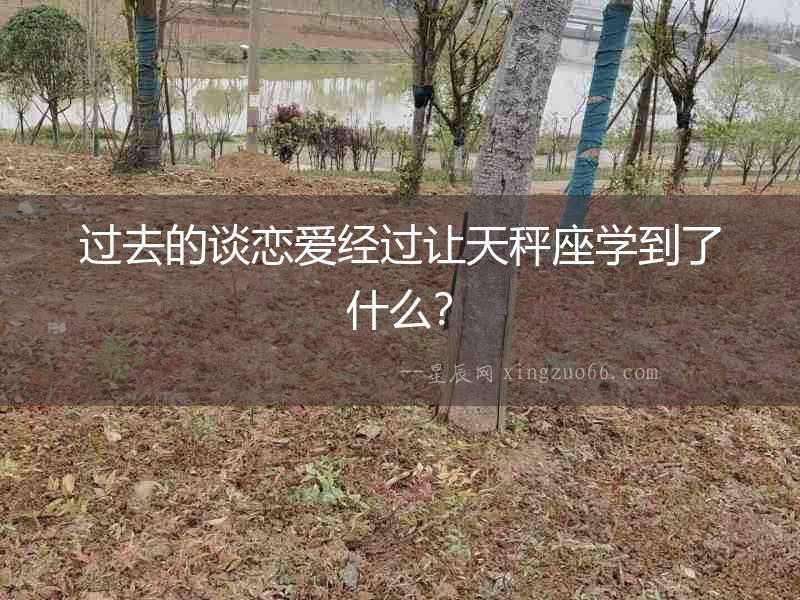 過去的談戀愛經過讓天秤座學到了什么？