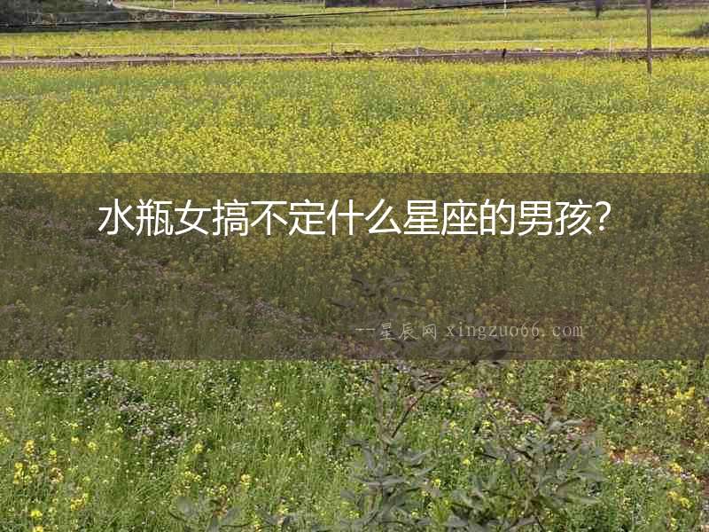 水瓶女搞不定什么星座的男孩？
