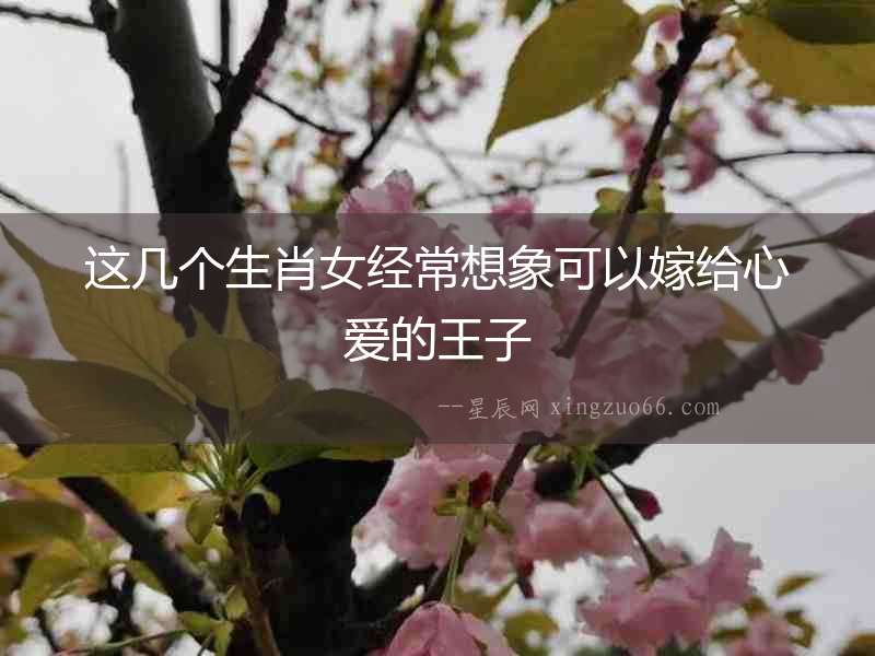 這幾個(gè)生肖女經(jīng)常想象可以嫁給心愛(ài)的王子