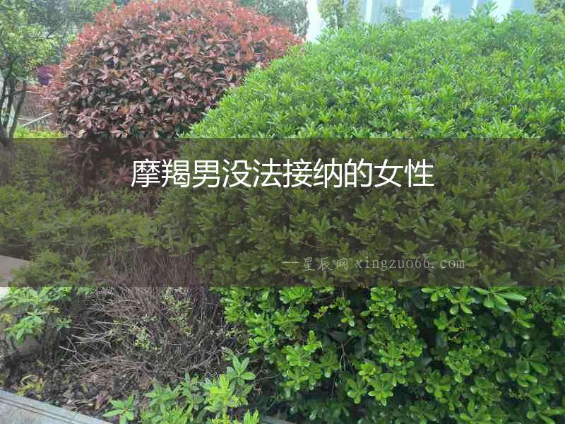 摩羯男沒法接納的女性