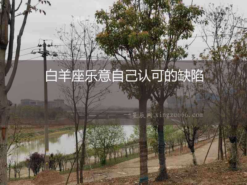 白羊座樂意自己認(rèn)可的缺陷