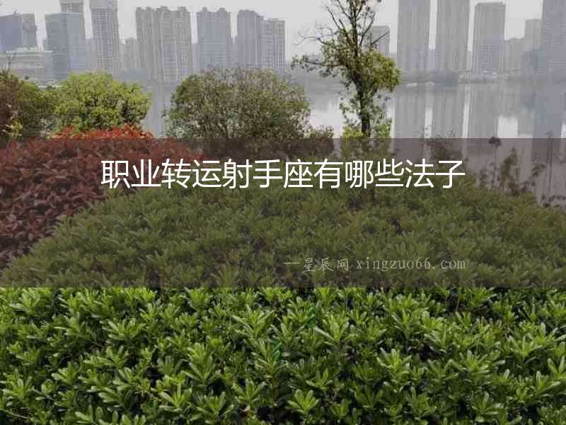 職業(yè)轉(zhuǎn)運(yùn)射手座有哪些法子