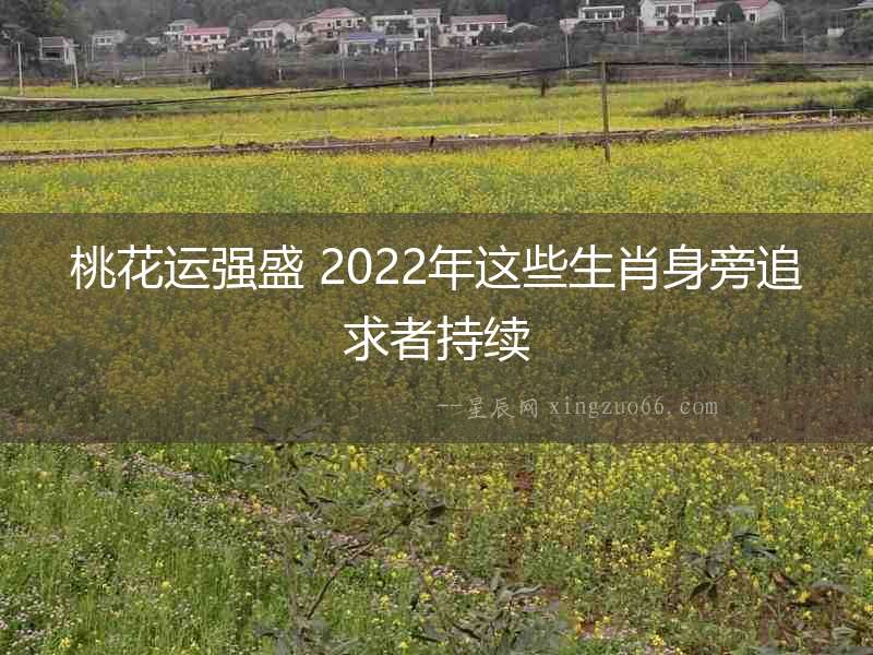 桃花運(yùn)強(qiáng)盛 2022年這些生肖身旁追求者持續(xù)