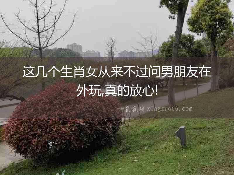 這幾個(gè)生肖女從來不過問男朋友在外玩,真的放心!