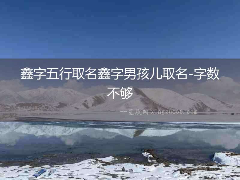 鑫字五行取名鑫字男孩兒取名-字?jǐn)?shù)不夠