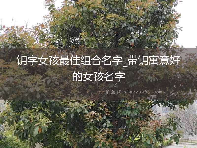 鑰字女孩最佳組合名字_帶鑰寓意好的女孩名字