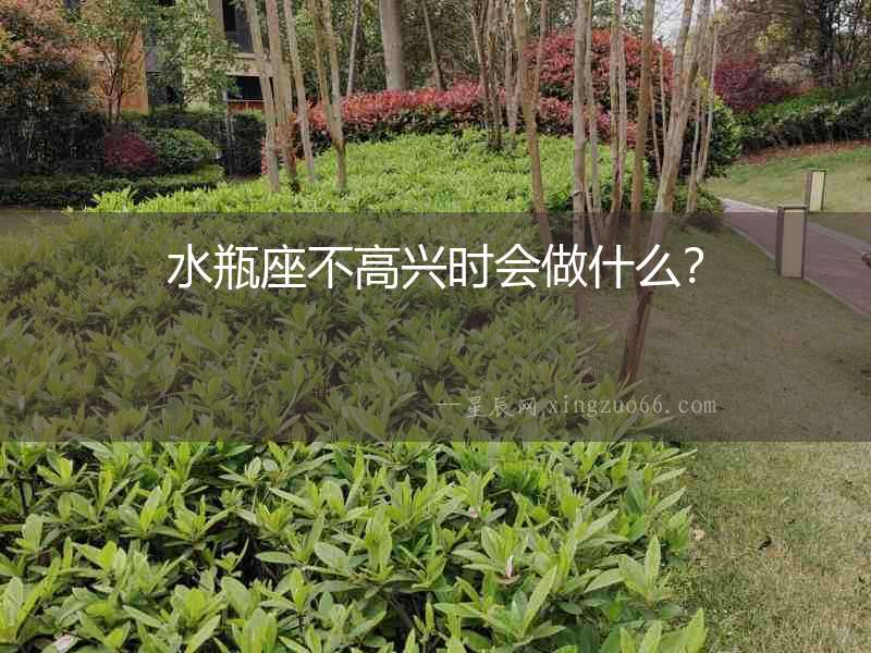 水瓶座不高興時(shí)會(huì)做什么？