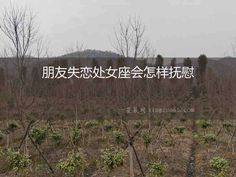 朋友失戀處女座會(huì)怎樣撫慰