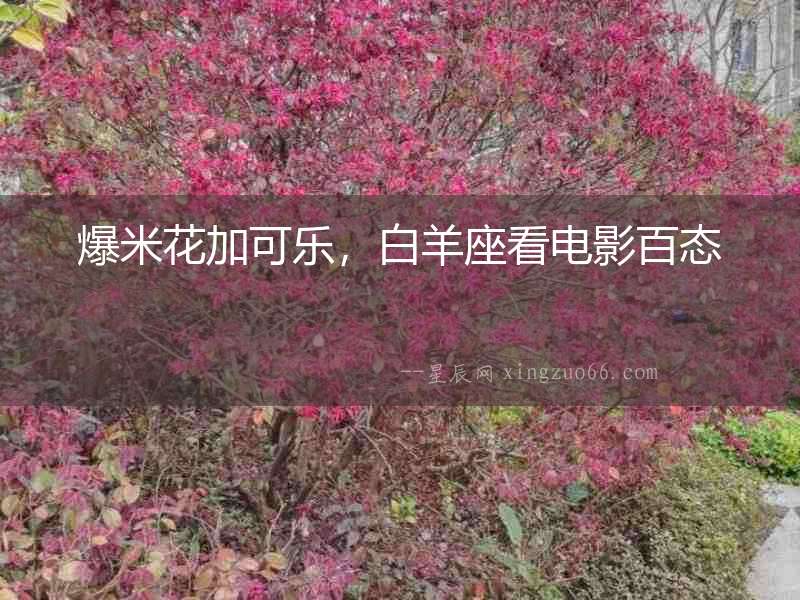 爆米花加可樂，白羊座看電影百態