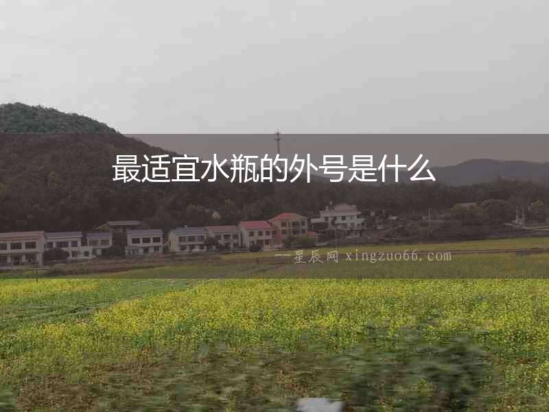 最適宜水瓶的外號(hào)是什么