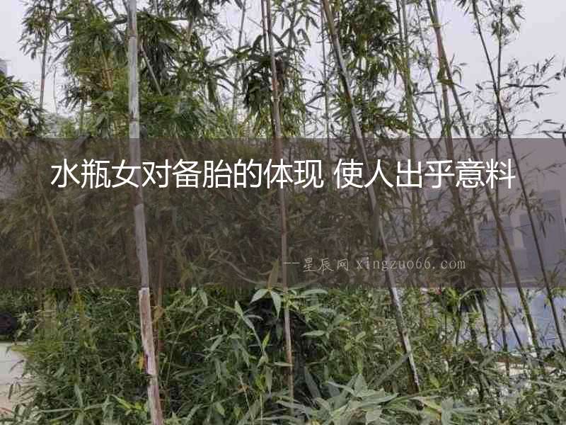 水瓶女對備胎的體現(xiàn) 使人出乎意料