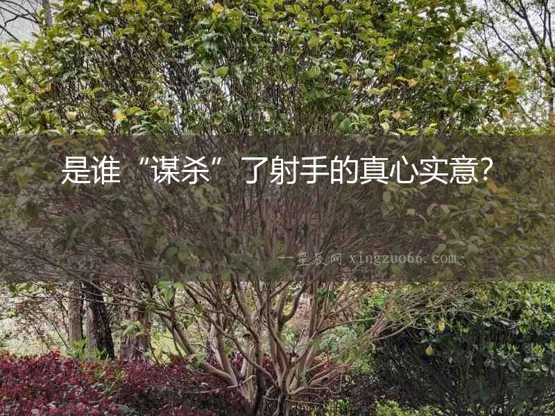 是誰“謀殺”了射手的真心實意？