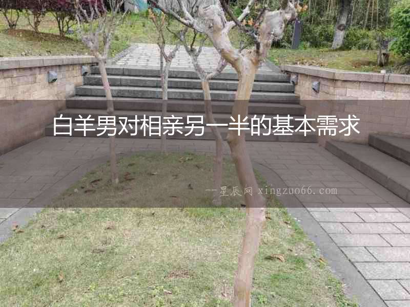 白羊男對(duì)相親另一半的基本需求