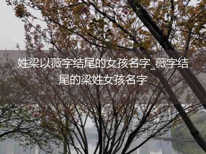 姓梁以薇字結(jié)尾的女孩名字_薇字結(jié)尾的梁姓女孩名字