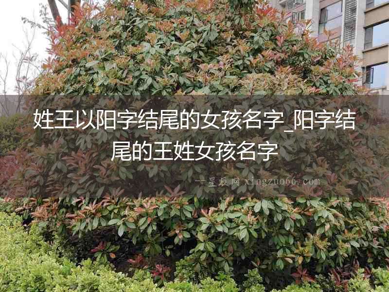 姓王以陽字結尾的女孩名字_陽字結尾的王姓女孩名字