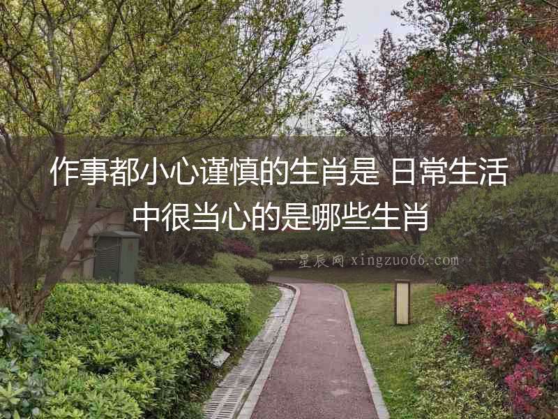 作事都小心謹慎的生肖是 日常生活中很當心的是哪些生肖