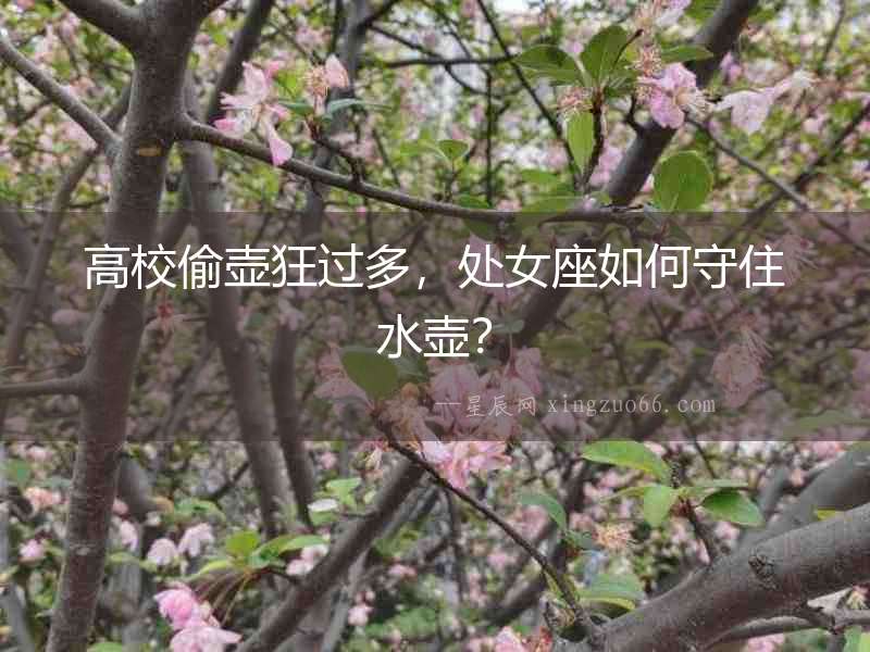 高校偷壺狂過多，處女座如何守住水壺？