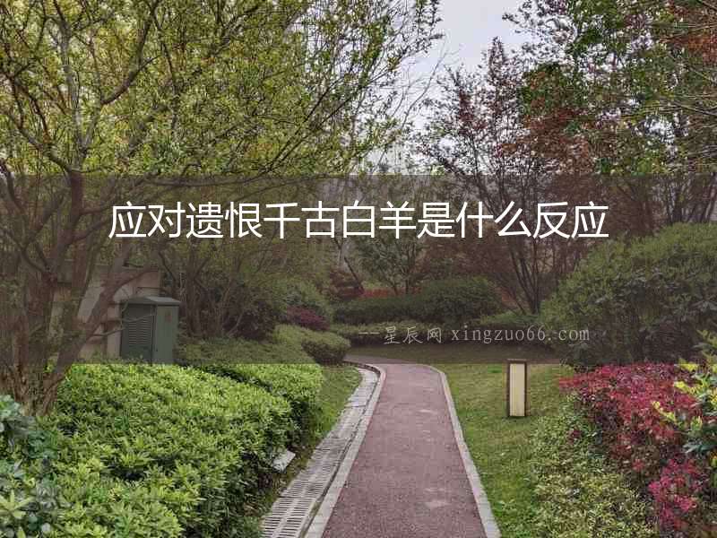 應對遺恨千古白羊是什么反應