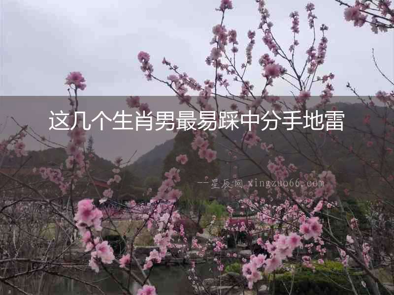 這幾個(gè)生肖男最易踩中分手地雷