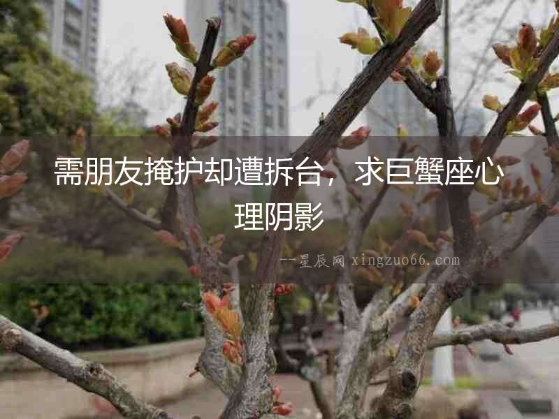 需朋友掩護卻遭拆臺，求巨蟹座心理陰影