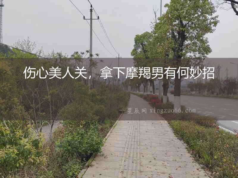 傷心美人關，拿下摩羯男有何妙招