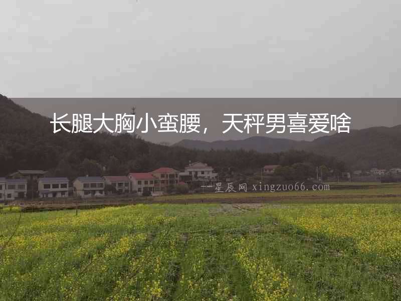 長(zhǎng)腿大胸小蠻腰，天秤男喜愛啥