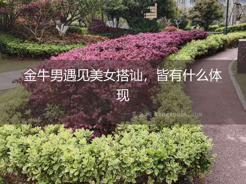 金牛男遇見美女搭訕，皆有什么體現