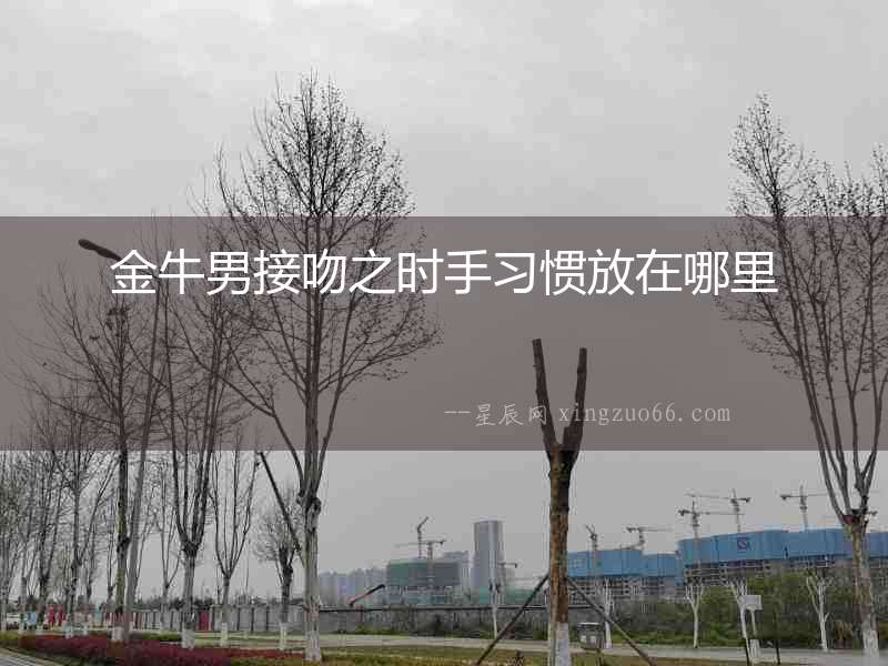 金牛男接吻之時(shí)手習(xí)慣放在哪里