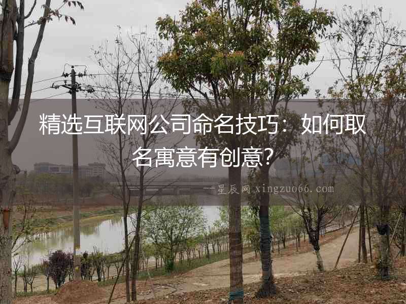 精選互聯(lián)網(wǎng)公司命名技巧：如何取名寓意有創(chuàng)意？