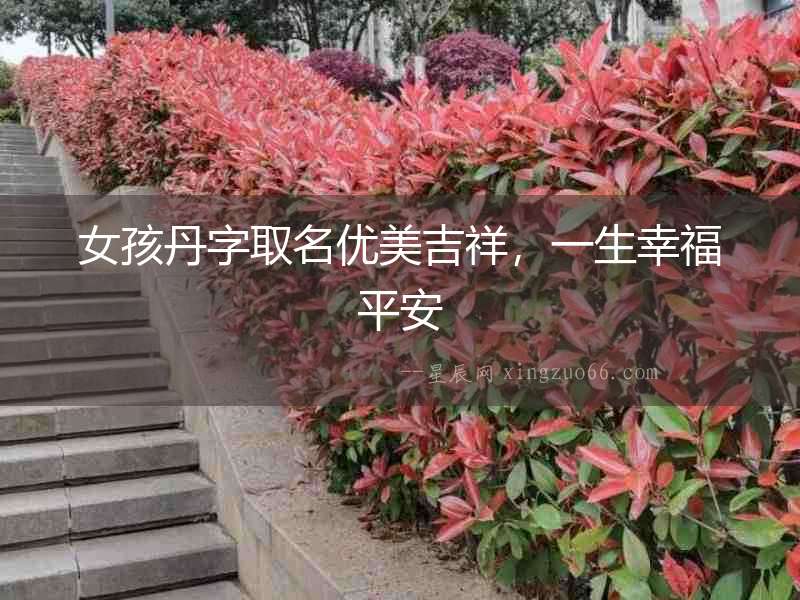 女孩丹字取名優(yōu)美吉祥，一生幸福平安