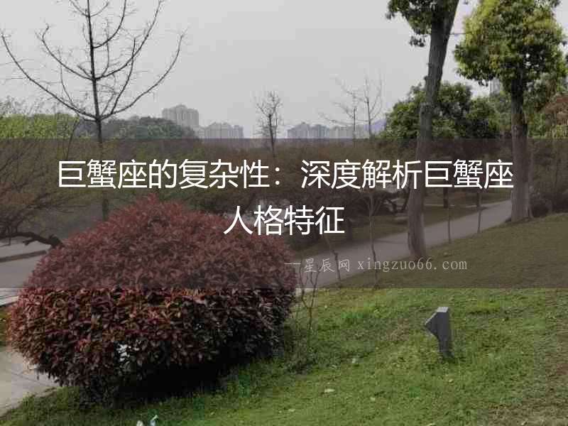 巨蟹座的復(fù)雜性：深度解析巨蟹座人格特征