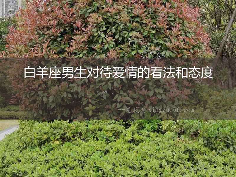 白羊座男生對待愛情的看法和態(tài)度