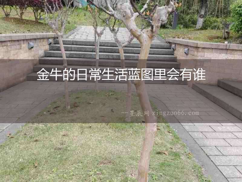 金牛的日常生活藍圖里會有誰