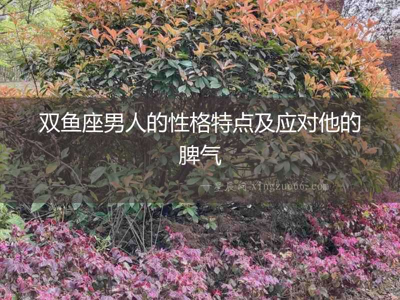 雙魚座男人的性格特點(diǎn)及應(yīng)對(duì)他的脾氣