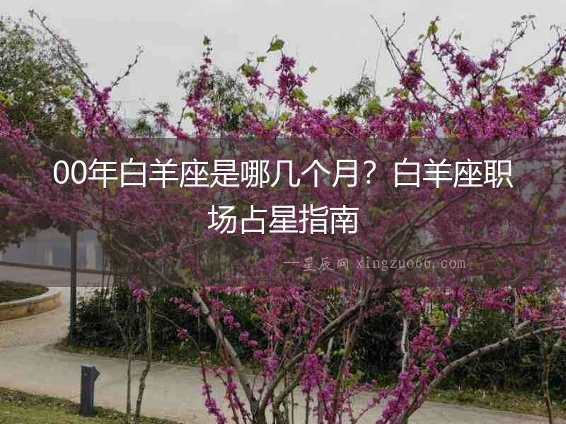 00年白羊座是哪幾個月？白羊座職場占星指南