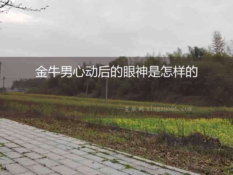 金牛男心動(dòng)后的眼神是怎樣的