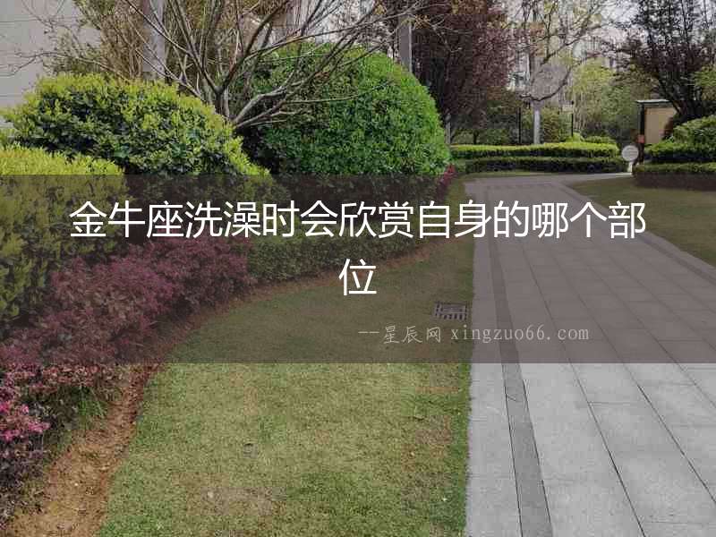 金牛座洗澡時會欣賞自身的哪個部位