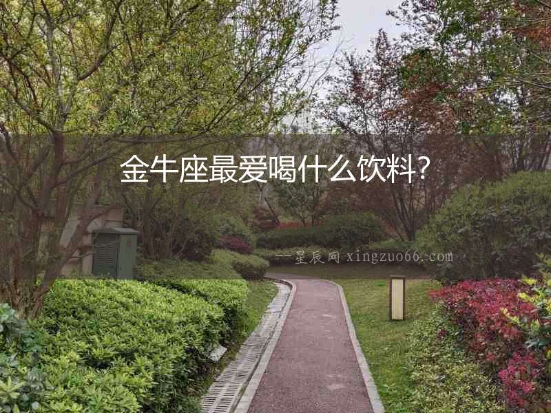 金牛座最愛喝什么飲料？