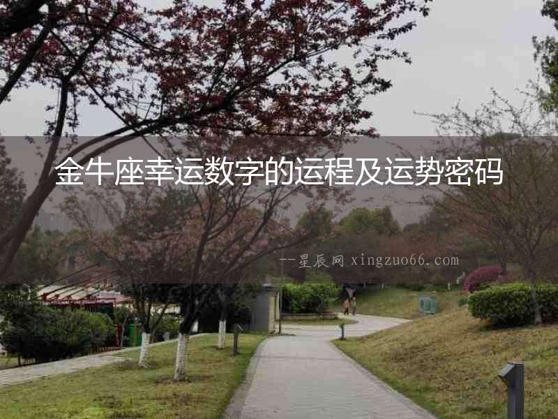 金牛座幸運數字的運程及運勢密碼